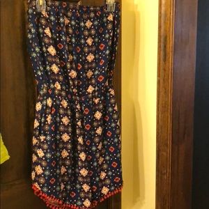 Blue elephant romper